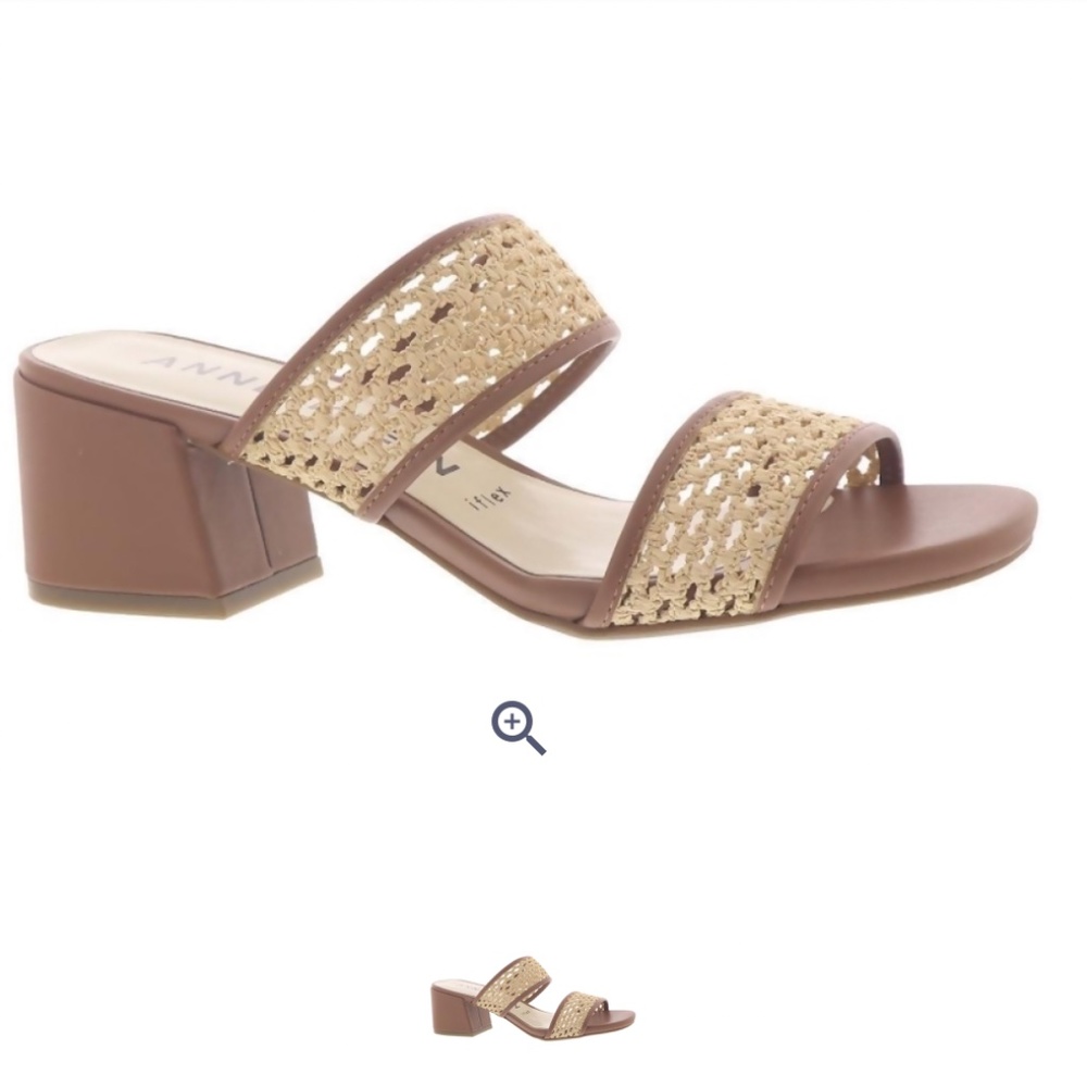Anne Klein Brooke Heeled Sandals 6.5 PERFECT Condition Never Worn - Picture 4 of 8
